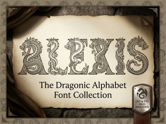 Alexis: Command Attention with Draconic Typography