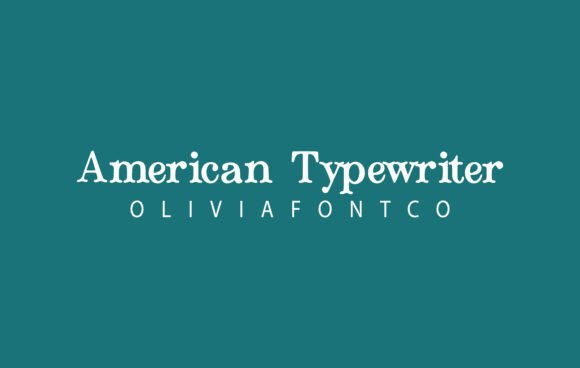 American Typewriter: The Font with Soul and Style