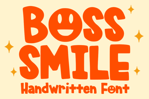 Boss Smile: A Display Font with a Playful Personality