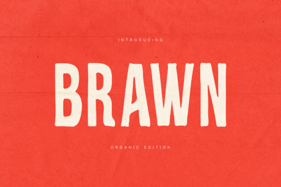 Brawn: The Condensed Display Typeface with Vintage Soul