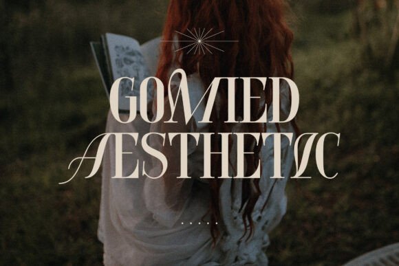 Discover the Gomied Aesthetic: A Serif Font with Modern Charm