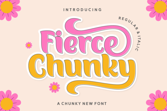 Fierce Chunky: The Playful Display Font for Bold Designs
