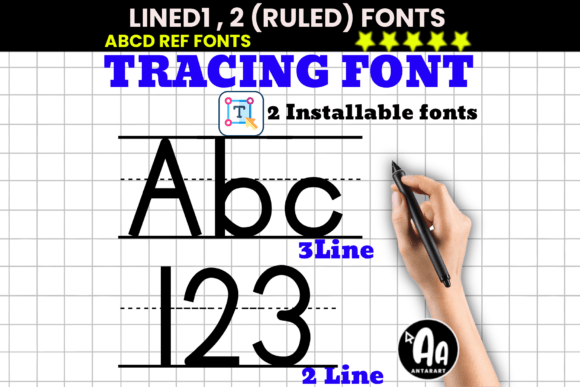 Lined Ruled Tracing Duo: Building Better Handwriting Foundations