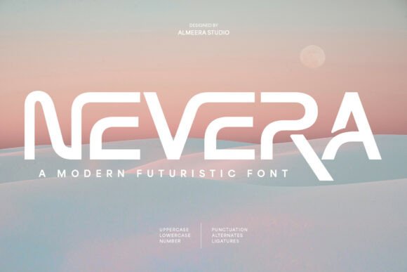 Nevera: A Modern Typeface for Forward-Thinking Design
