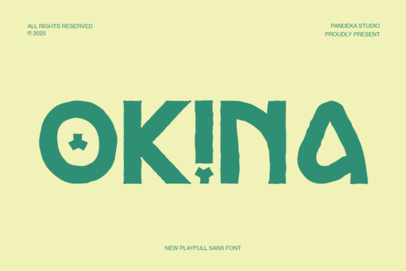 Okina: The Bold Food Font That Serves Up Personality
