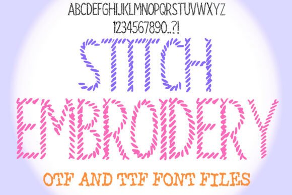 Stitch Embroidery: The Quirky Font That Feels Like Home