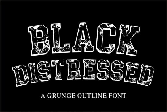 Unleashing Raw Character with Black Distressed